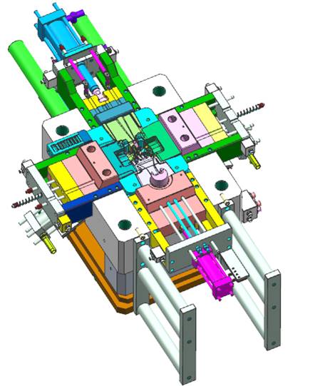 Die casting mold for auto part filter