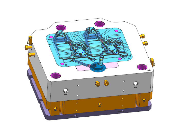 Die casting mold for automotive components