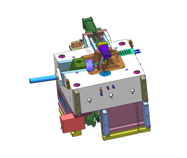 Die casting mold for mechanical and electrical parts